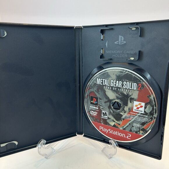 Metal Gear Solid 2 Sons Of Liberty (Sony PlayStation 2, PS2, 2002) CIB, Manual - Picture 2 of 4